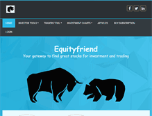 Tablet Screenshot of equityfriend.com
